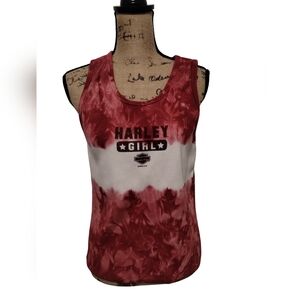 Harley Davidson Retro 04 Tie Die Tank Women's Size XL